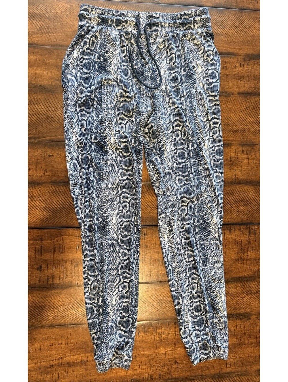 Suzette Collection Snakeskin Joggers Black/Grey/White - Women's Size XS / Small
